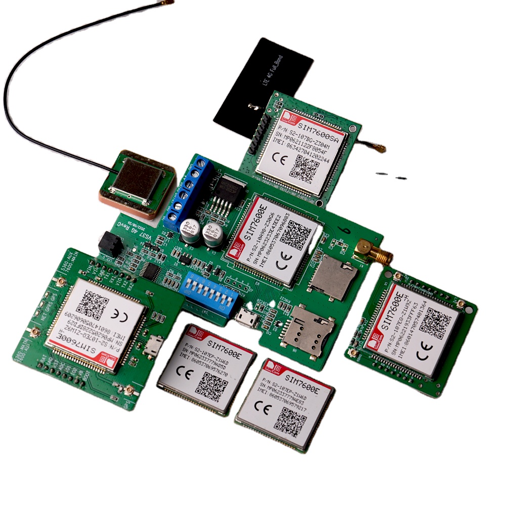Module 4G LTE SIMCOM A7670 Série - Carte développement A7672E/A7676E avec RS485 et charge USB - IoT M2M